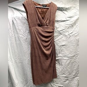 Golden Ralph lauren midi dress